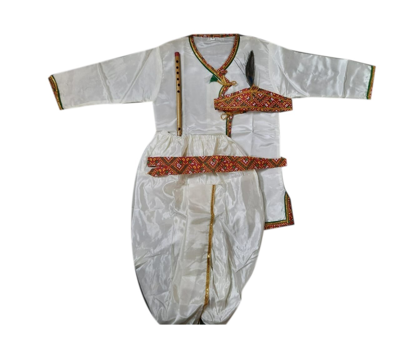 Krishna Dress White