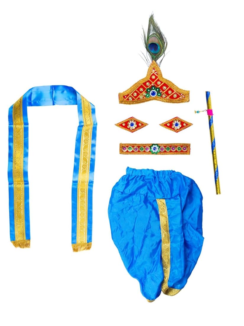 Kids Krishna Dress Blue